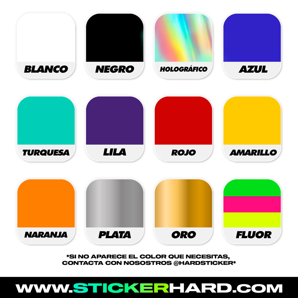 Pegatina DRIFT SEÑAL - HARD.STICKER