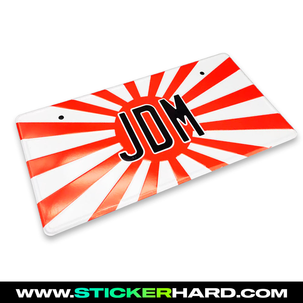 JDM Plates 🇯🇵 | Placa Japonesa JDM Bandera Japon Estilo Auténtico JDM