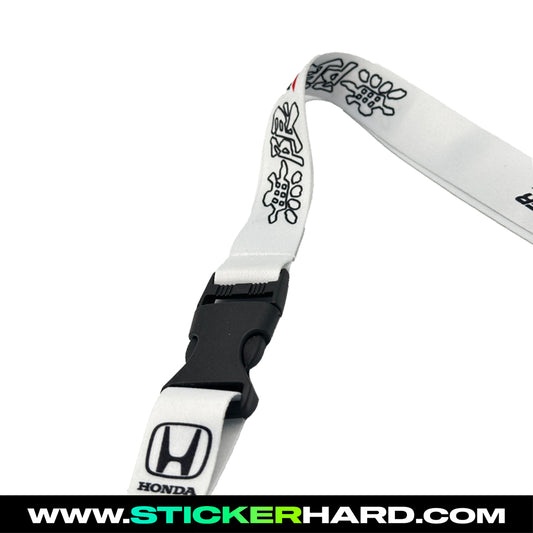 Lanyard MUGEN POWER blanco