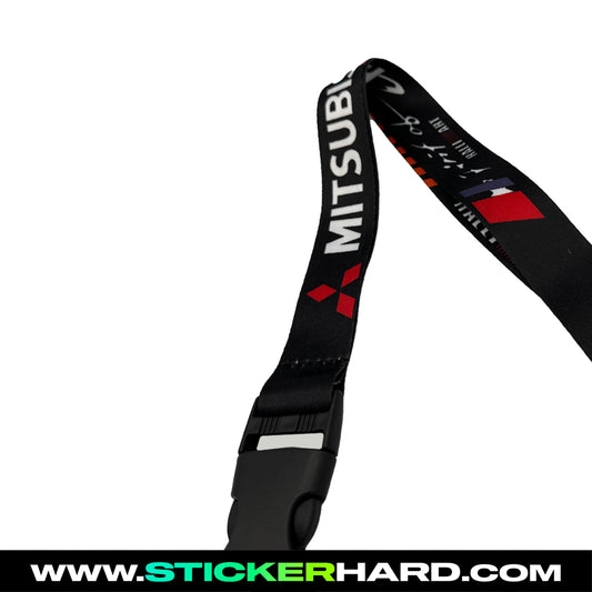 Lanyard Mitsubishi Ralliart Negro