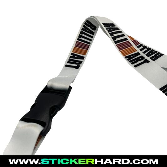 Lanyard Ralliart Blanco