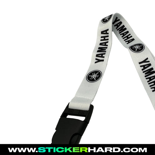 Lanyard YAMAHA Blanco