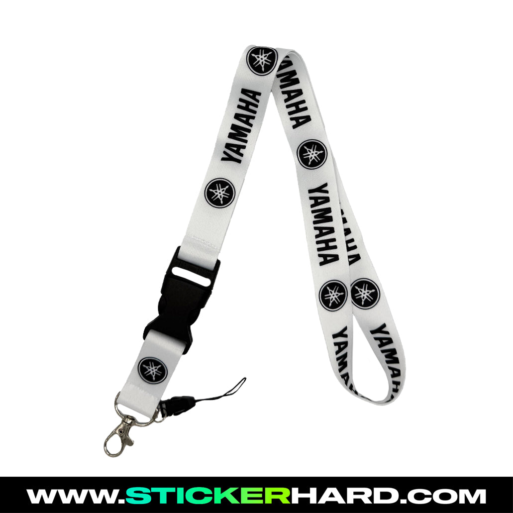 Lanyard YAMAHA Blanco