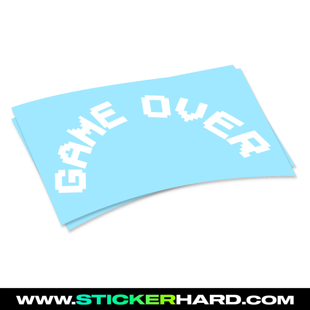 Pegatina Limpiaparabrisas – “GAME OVER”