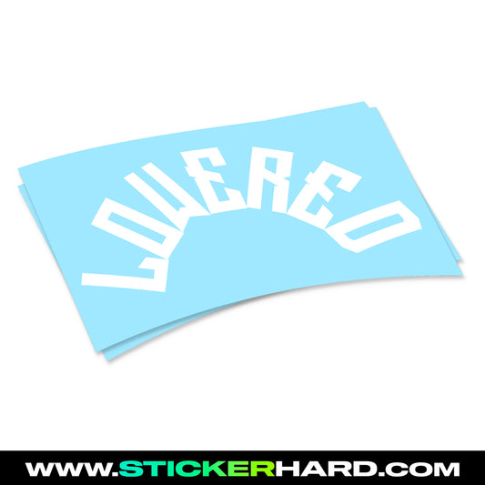 Pegatina Limpiaparabrisas – “LOWERED”