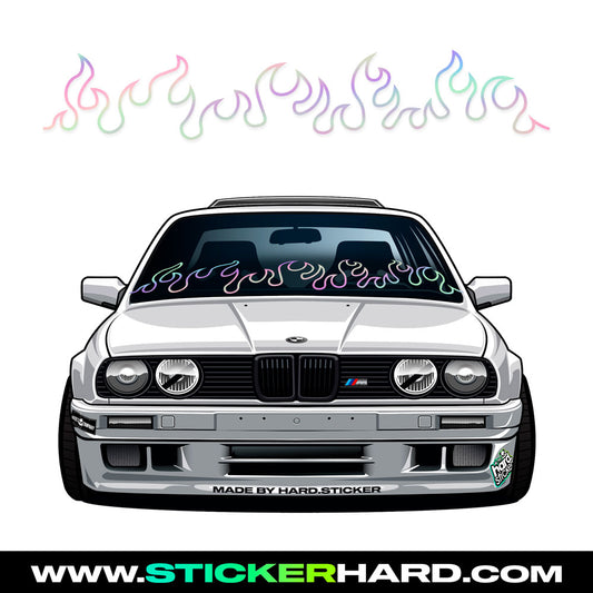 Pegatina Parabrisas – “LLAMAS”