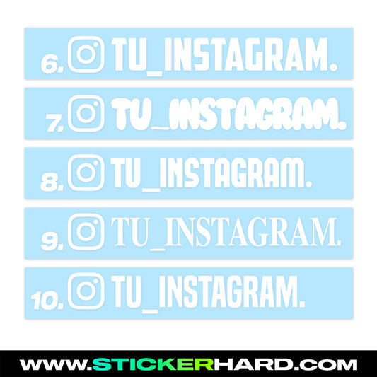 x3 Pegatinas de Instagram 🚀 +10 MODELOS distintos