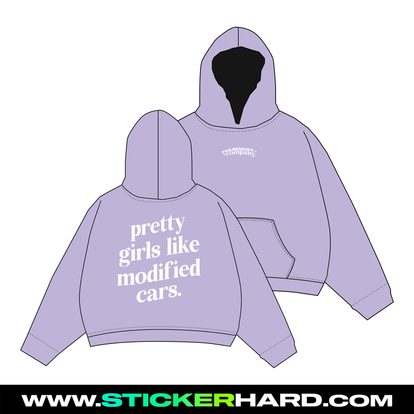 Sudadera Pretty girls likes modified cars