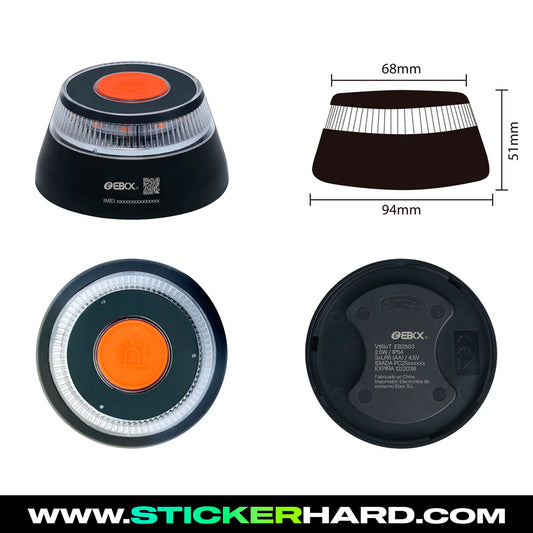 🚨 Luz V16 Baliza EBOX IoT EB-2503 🔋 Homologada DGT | Obligatoria en 2026