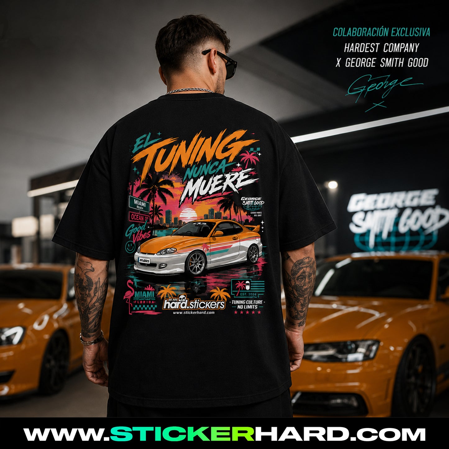 Camiseta EL TUNING NUNCA MUERE x GEORGE SMITH [PREVENTA]