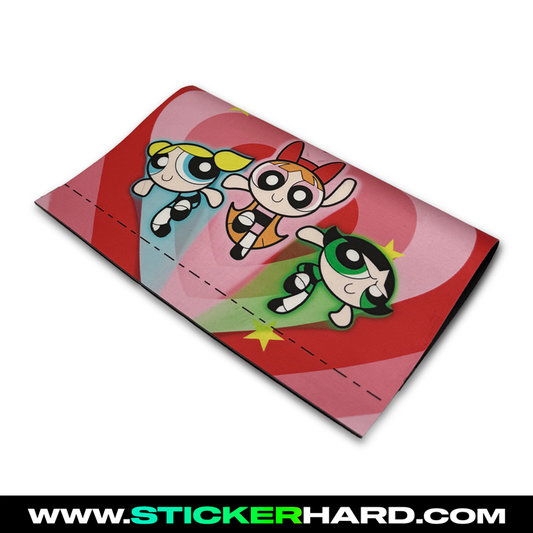 Etiqueta de coche Supernenas