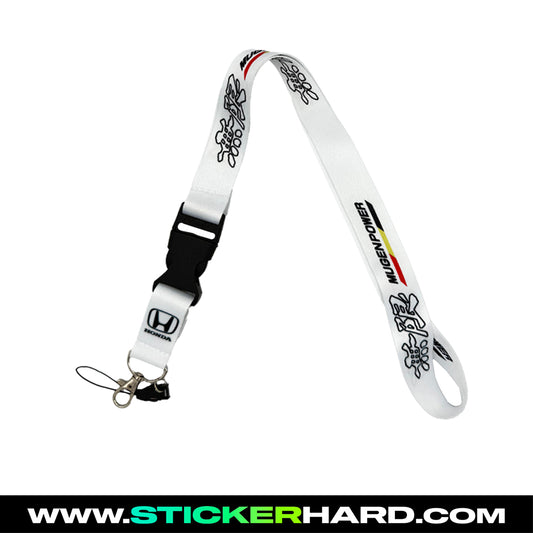 Lanyard MUGEN POWER blanco