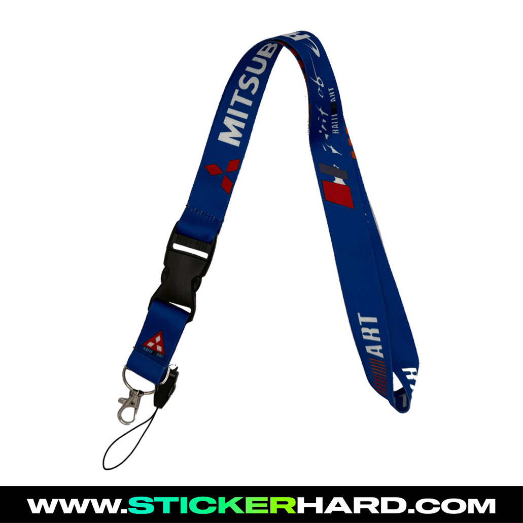 Lanyard Mitsubishi Ralliart Azul