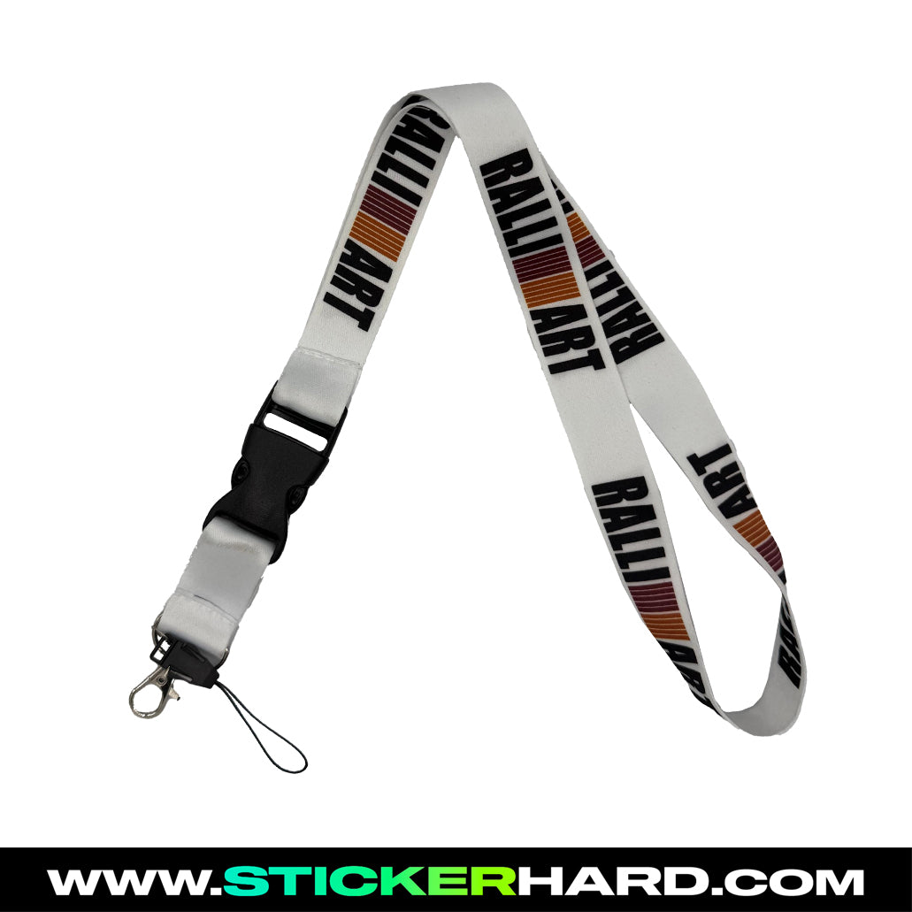 Lanyard Ralliart Blanco
