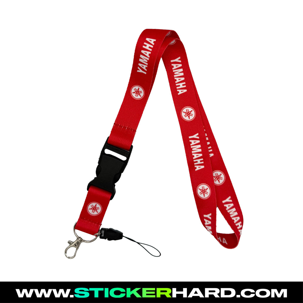 Lanyard Yamaha Logo Rojo