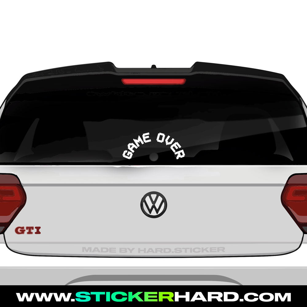 Pegatina Limpiaparabrisas – “GAME OVER” - HARD.STICKER