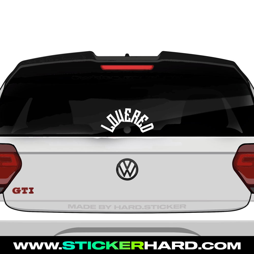 Pegatina Limpiaparabrisas – “LOWERED”