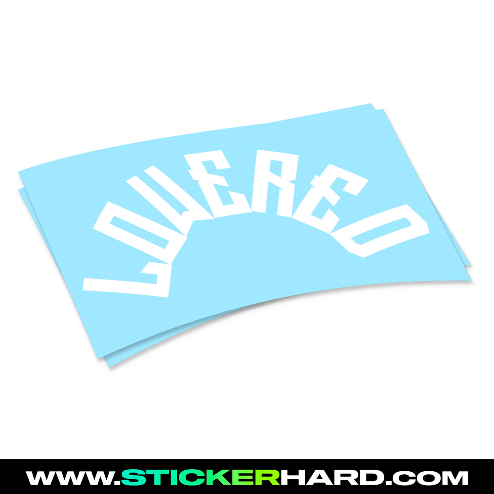 Pegatina Limpiaparabrisas – “LOWERED”