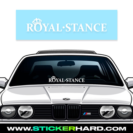 Pegatina Parabrisas – “ROYAL STANCE”