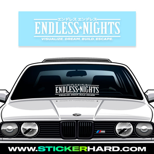 Pegatina Parabrisas – “ENDLESS NIGHTS”