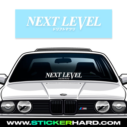 Pegatina Parabrisas – “NEXT LEVEL”