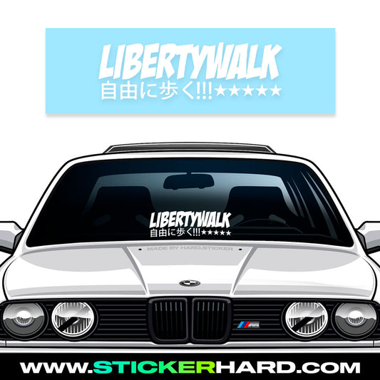 Pegatina Parabrisas – “LIBERTY WALK”
