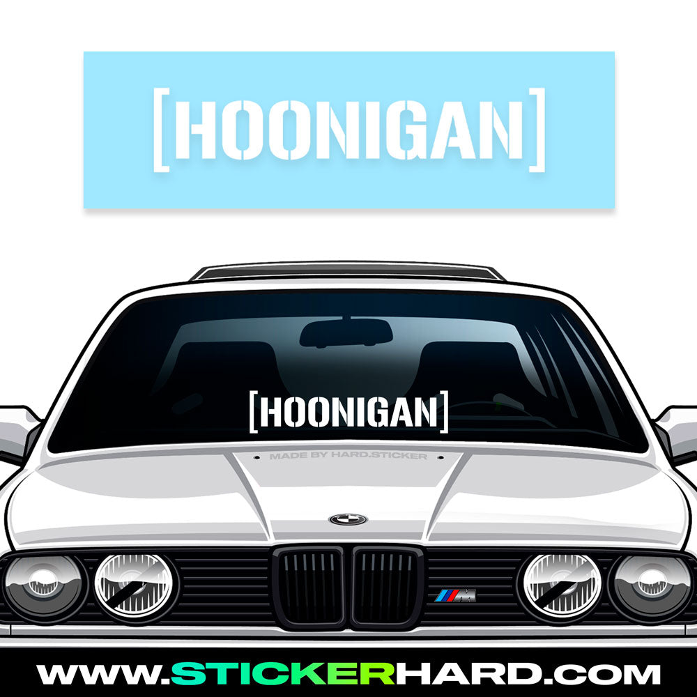 Pegatina Parabrisas – “HOONIGAN”