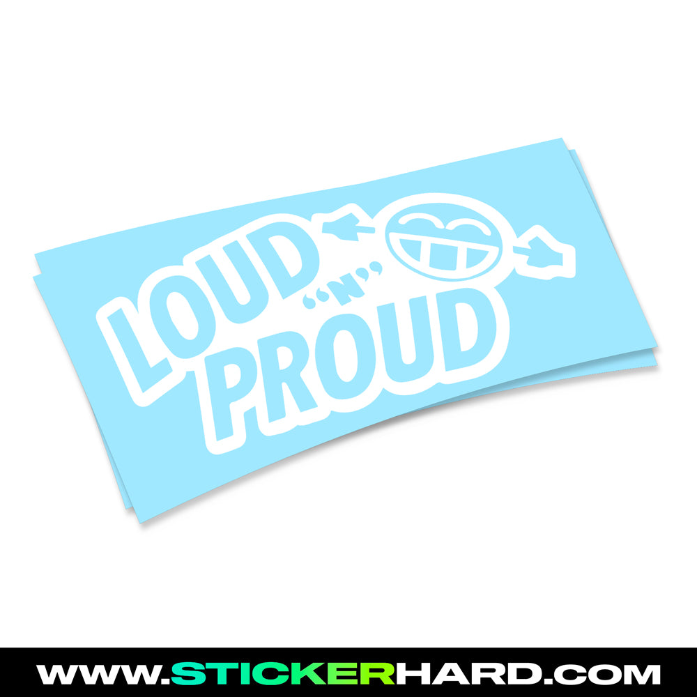 Pegatina LOUD AND PROUD