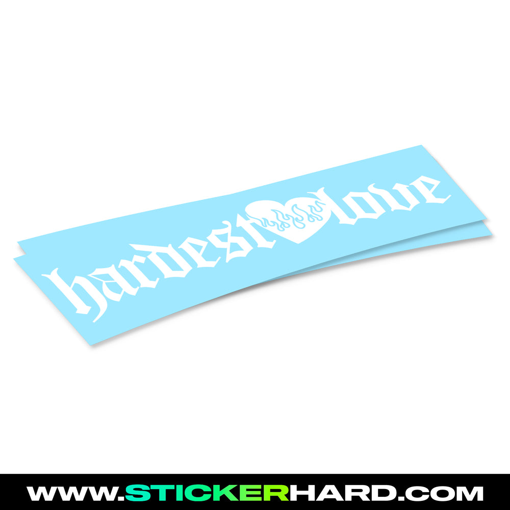 Pegatina HARDEST LOVE