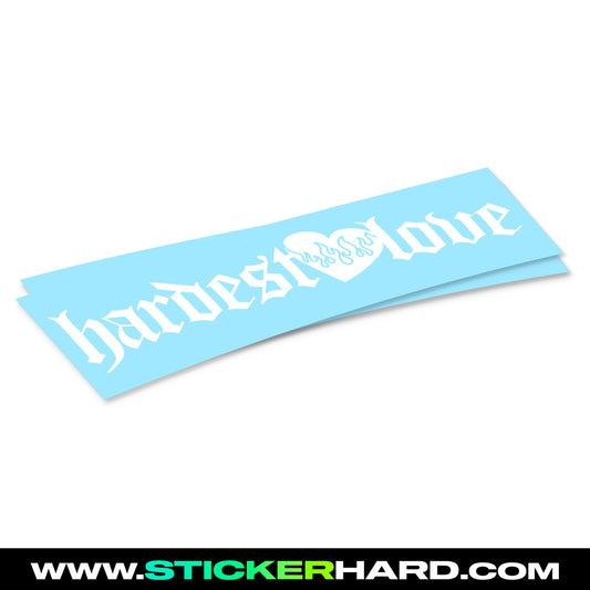 Pegatina HARDEST LOVE