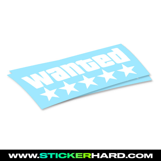Pegatina WANTED