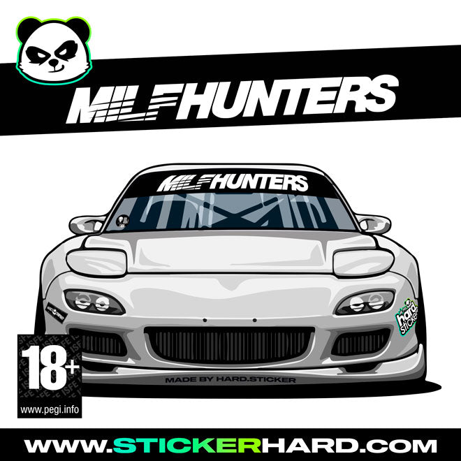 Parasol MILFHUNTERS - HARD.STICKER