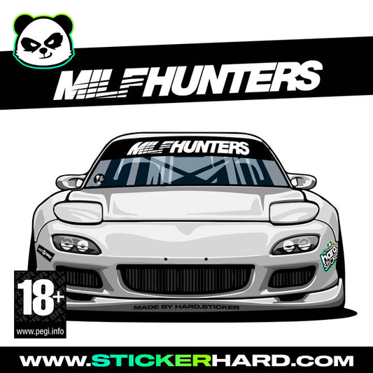 Parasol MILFHUNTERS - HARD.STICKER