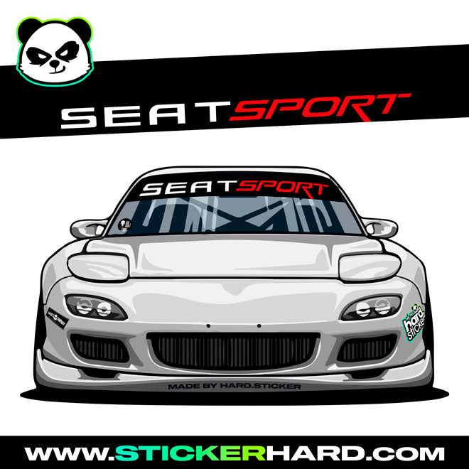 Parasol SEAT SPORT - HARD.STICKER