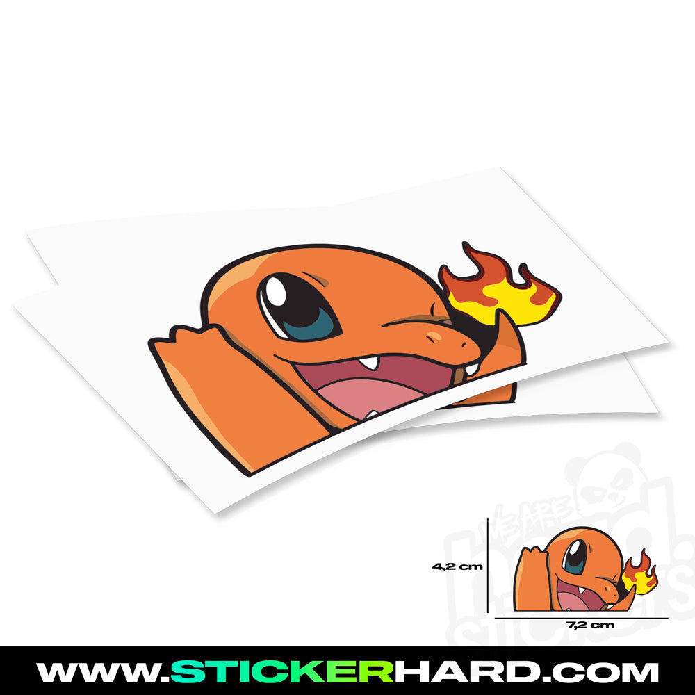 Peeker Sticker CHARMANDER