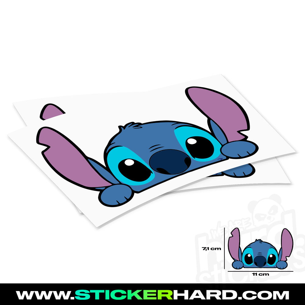 Peeker Sticker LILO & STITCH - HARD.STICKER