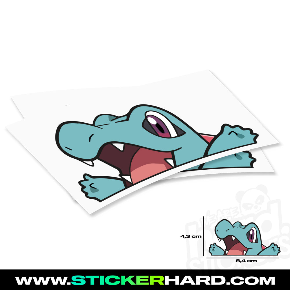 Peeker Sticker TOTODILE