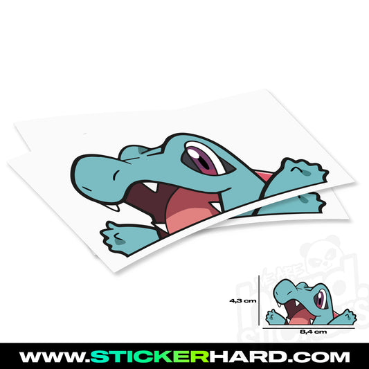 Peeker Sticker TOTODILE