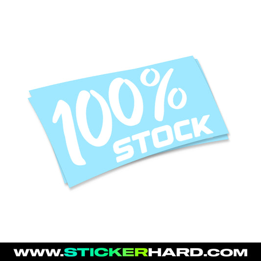 Pegatina 100% STOCK