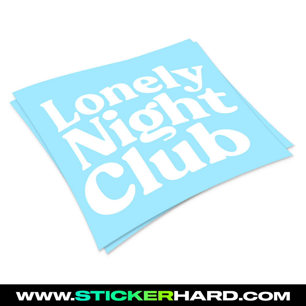 Pegatina LONELY NIGHT CLUB