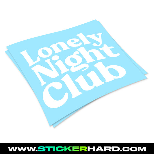Pegatina LONELY NIGHT CLUB