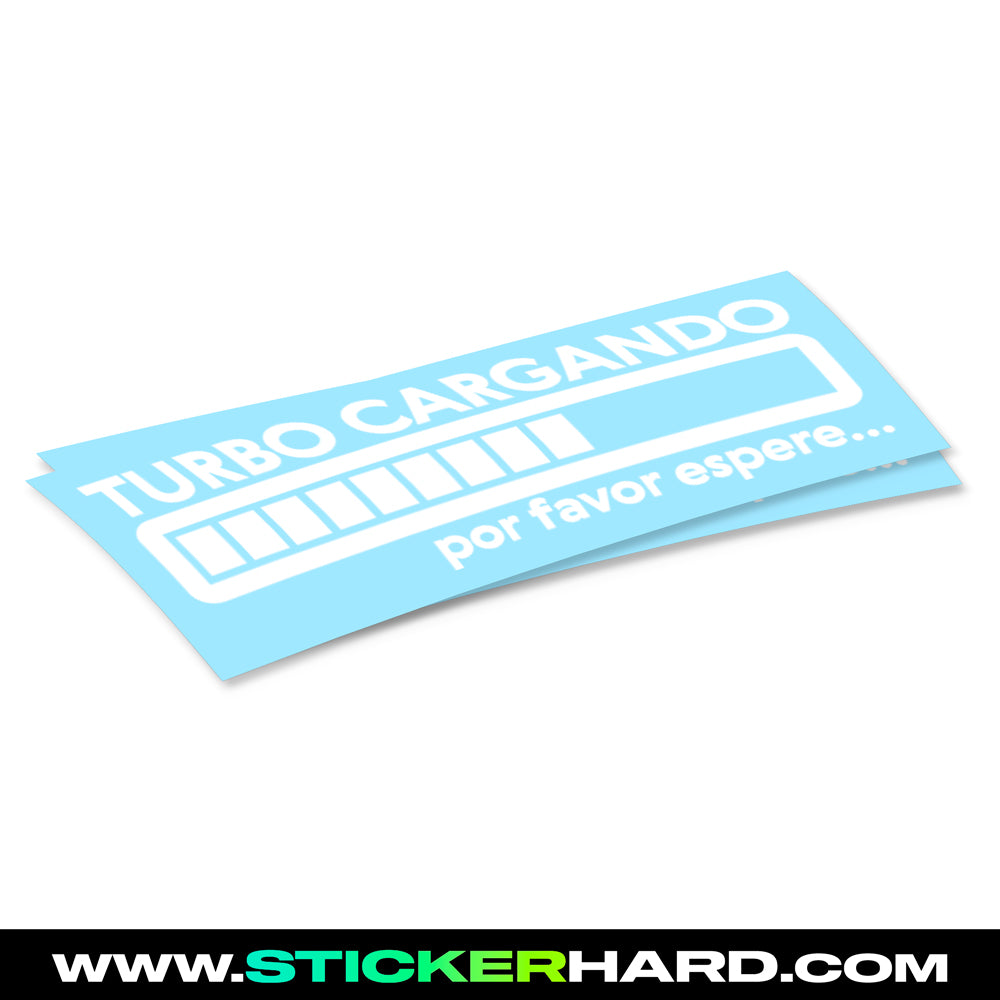 Pegatina TURBO CARGANDO