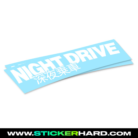 Pegatina NIGHT DRIVE