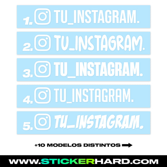 x3 Pegatinas de Instagram 🚀 +10 MODELOS distintos