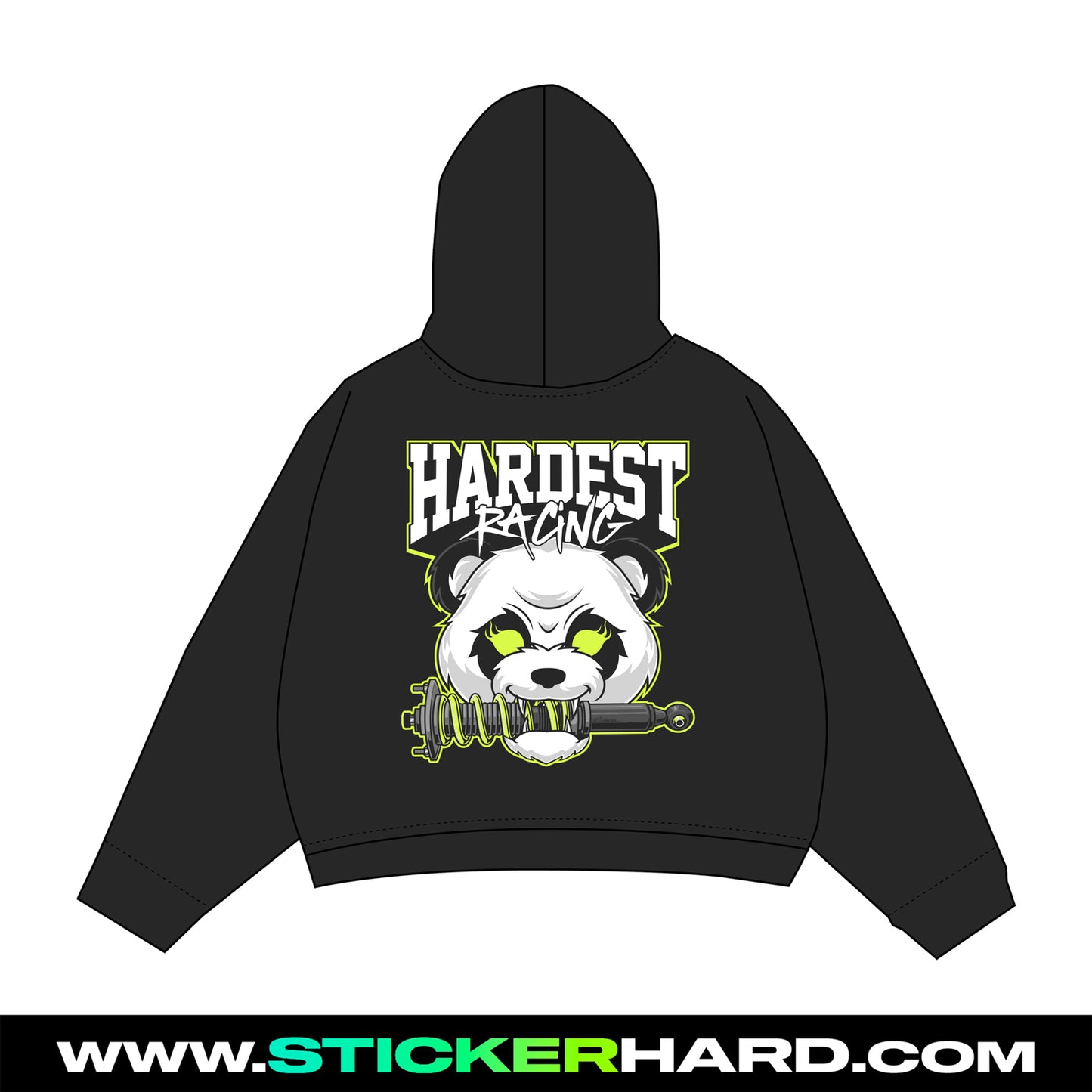 Sudadera HARDEST RACING PANDA