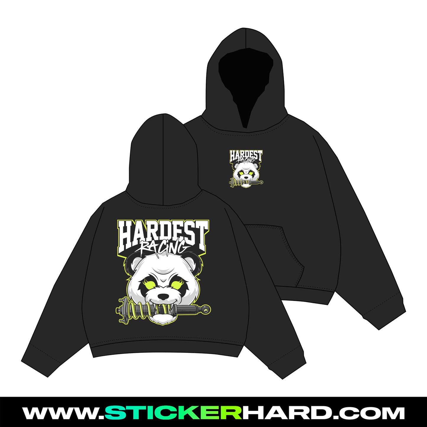 Sudadera HARDEST RACING PANDA