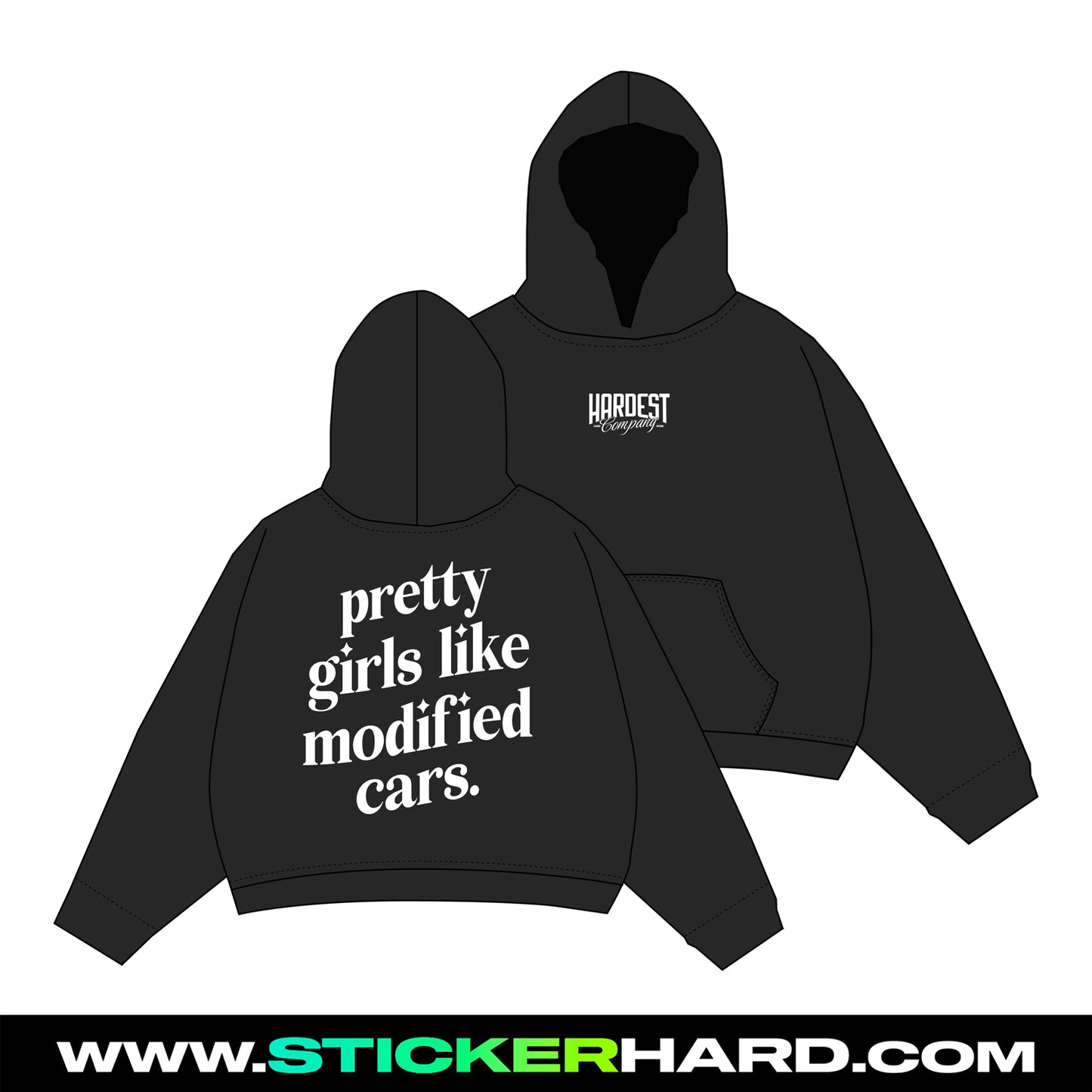 Sudadera Pretty girls likes modified cars