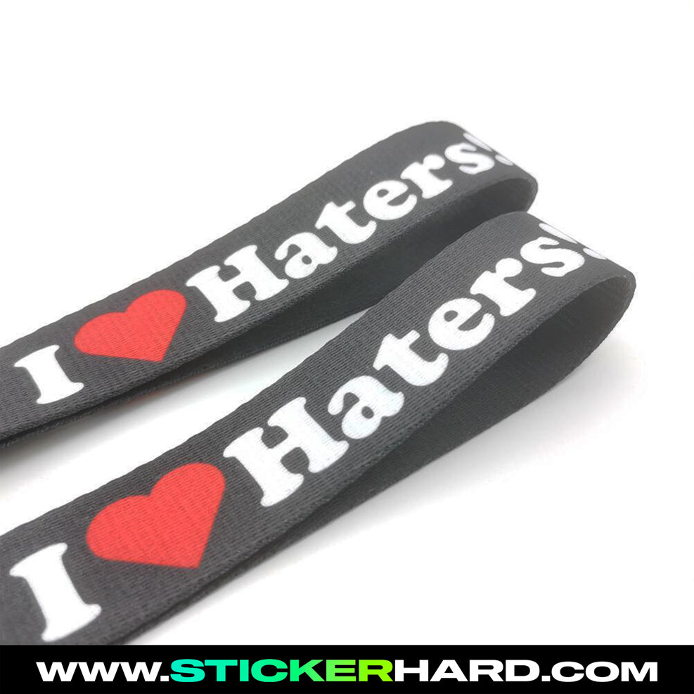 Llavero I Love Haters - HARD.STICKER